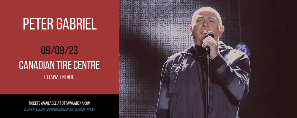 Peter Gabriel at Canadian Tire Centre