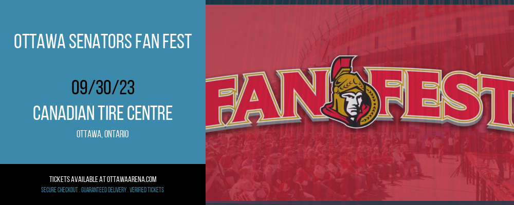 Ottawa Senators Fan Fest at Canadian Tire Centre